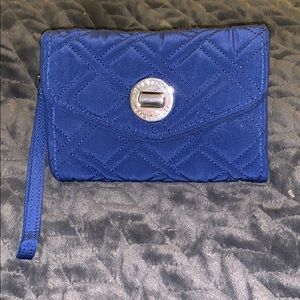 Vera Bradley Microfiber Turnlock Wristlet